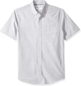 Amazon Essentials Men's Button-Up Shirts - Slim-Fit Short-Sleeve Pocket Oxford - Comfort and Style