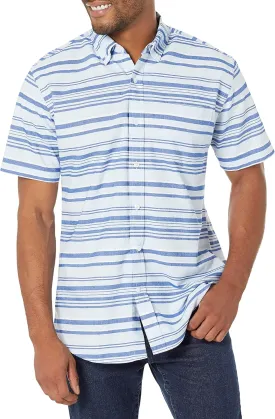Amazon Essentials Oxford Shirts for Men - Regular-Fit, Short-Sleeve