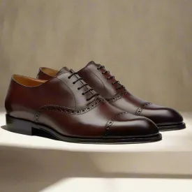 Denver Brown Toe Cap Oxford