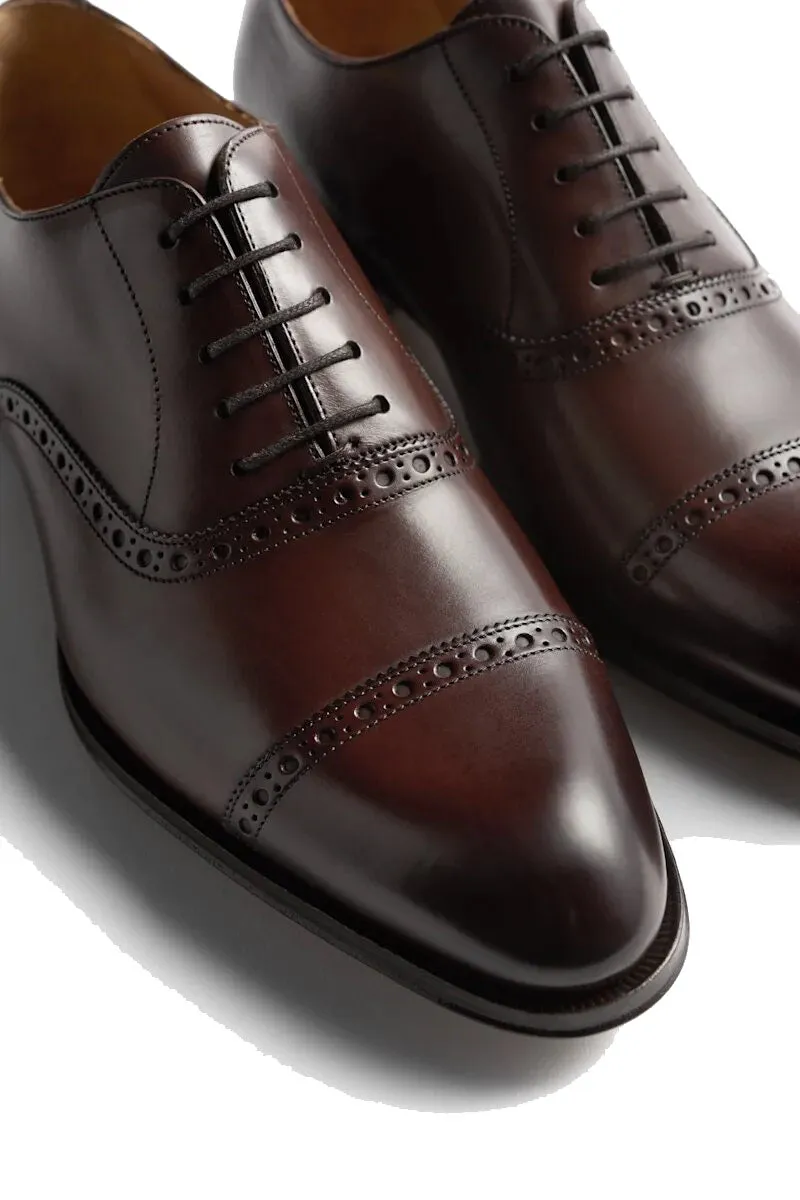 Denver Brown Toe Cap Oxford