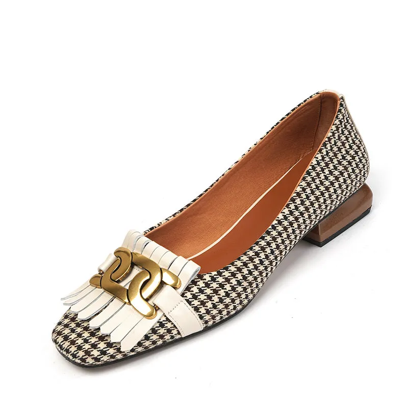 Dora Plaid Ballet Flats