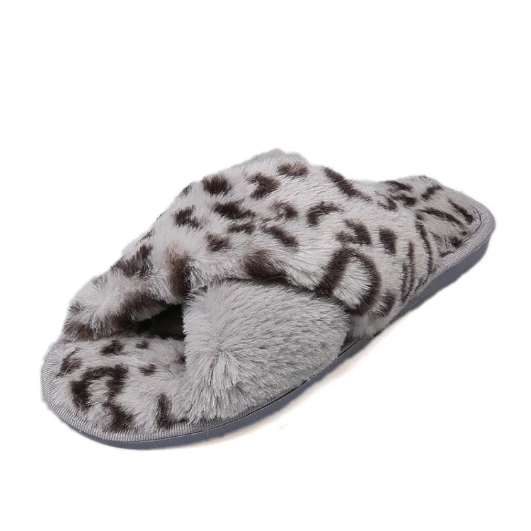 Faux Fur Fashion Warm Women Home Slippers