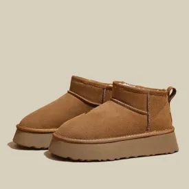 Fuzzy Platform Boots
