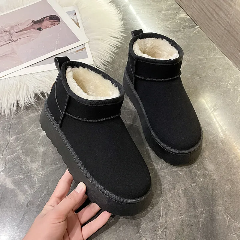 Fuzzy Platform Boots