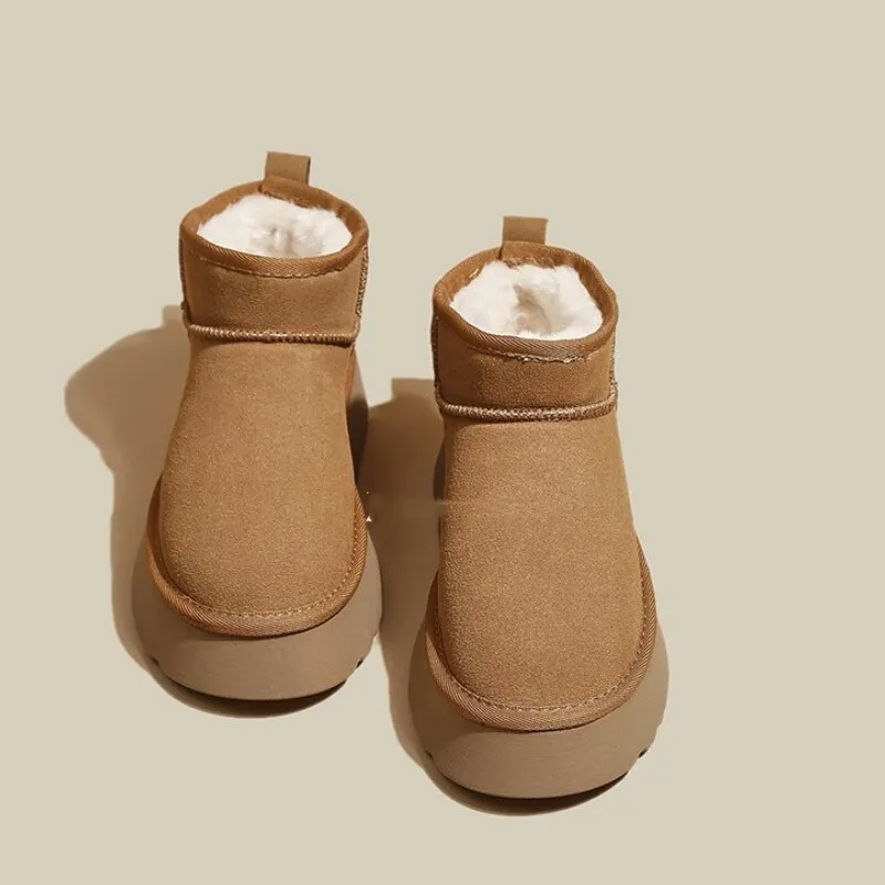 Fuzzy Platform Boots