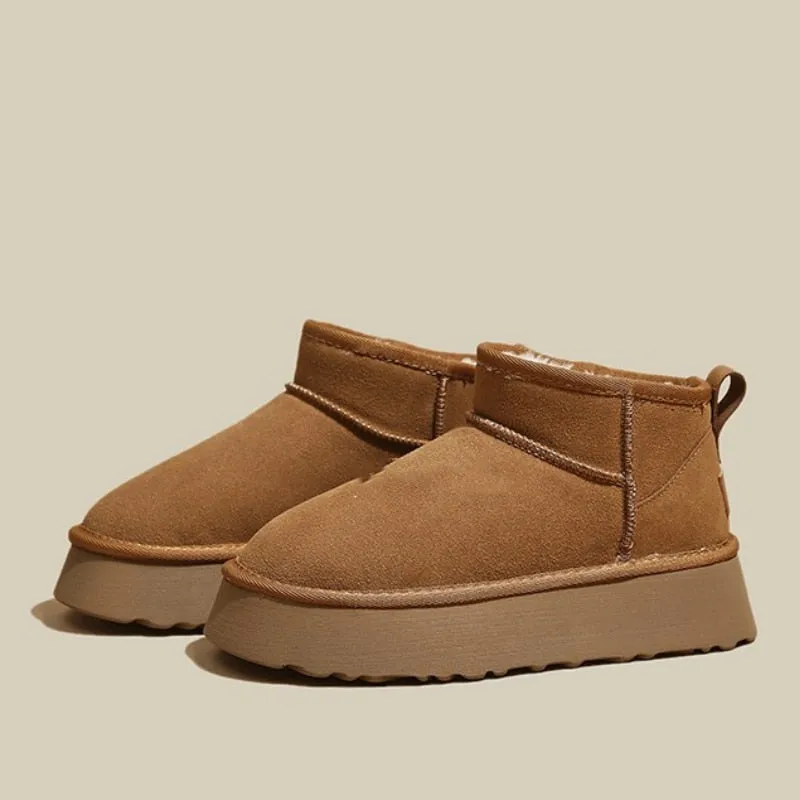Fuzzy Platform Boots