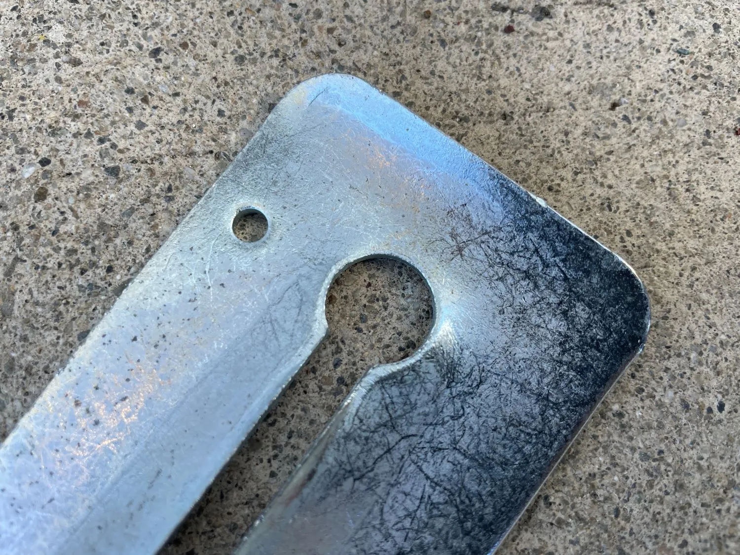 Galvanized Steel Snap Tie Wedges for Concrete (2 ⅜" x 6 ⅛")