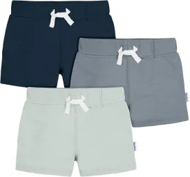 Gerber Baby Boys' Toddler 3-Pack Pull-on Knit Shorts