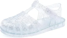 GUGUYeah Jelly Sandals for Girls,Closed Toe Princess Costume Summer Dress Shoes Fisherman Gladiator Water Beach Flat Sandals for Toddler/Little Kid/Big Kid