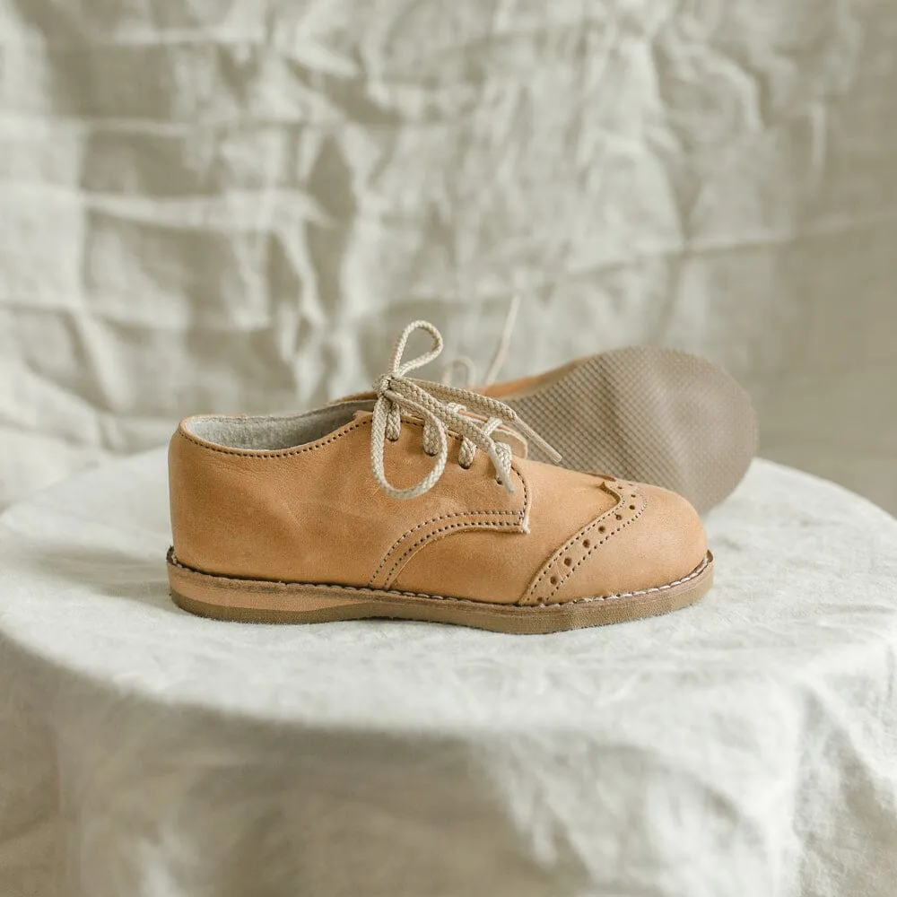 Wing Tip Oxford | Tan