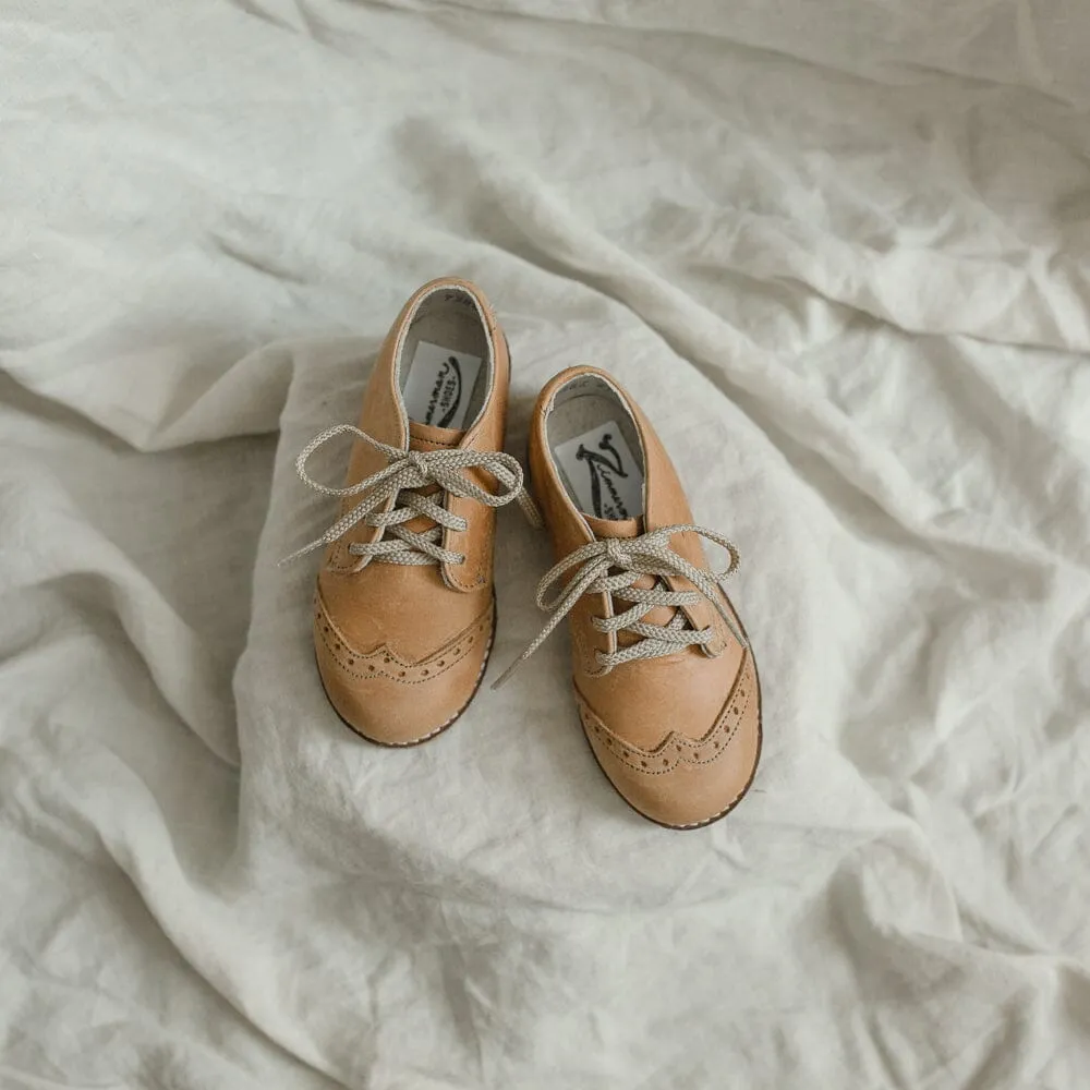 Wing Tip Oxford | Tan