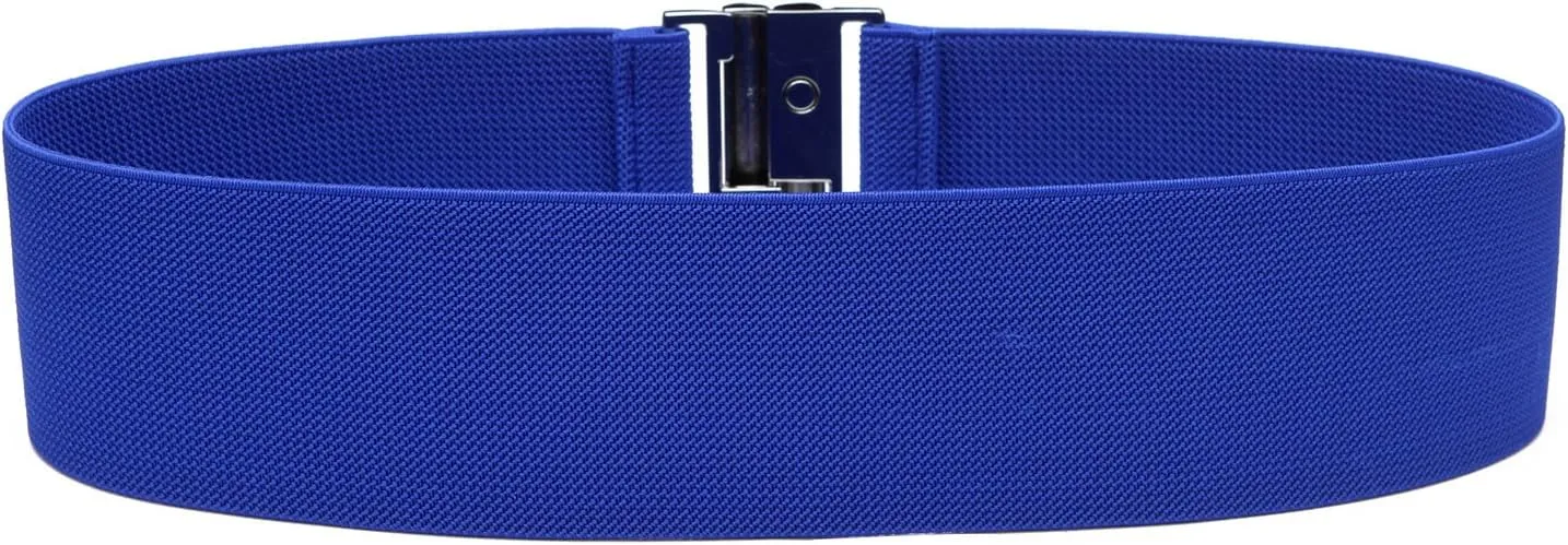 Womens Wide Elastic Waist Belt Cinch Belt Trimmer Stretch Waistband