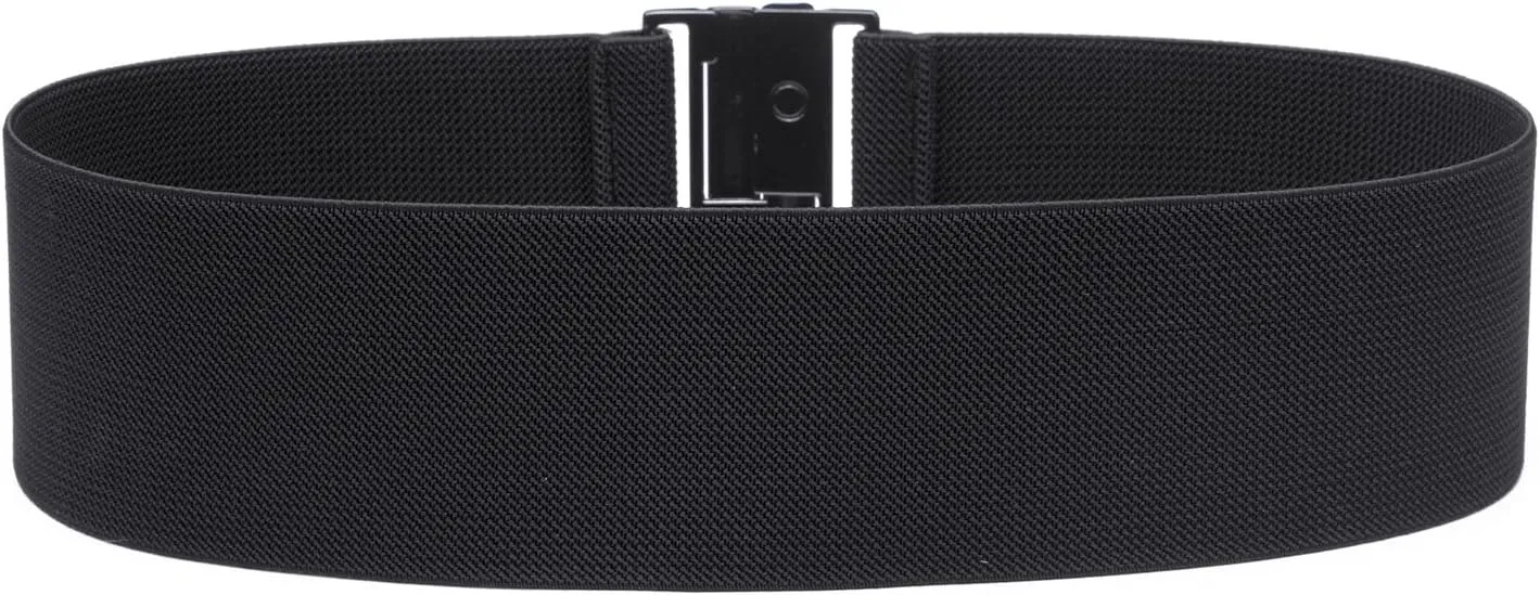 Womens Wide Elastic Waist Belt Cinch Belt Trimmer Stretch Waistband